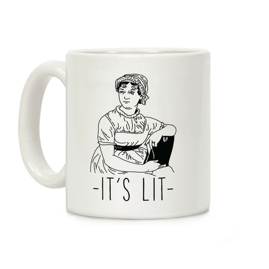 It's Lit Jane Austen Coffee Mug