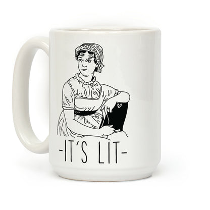 It's Lit Jane Austen Coffee Mug