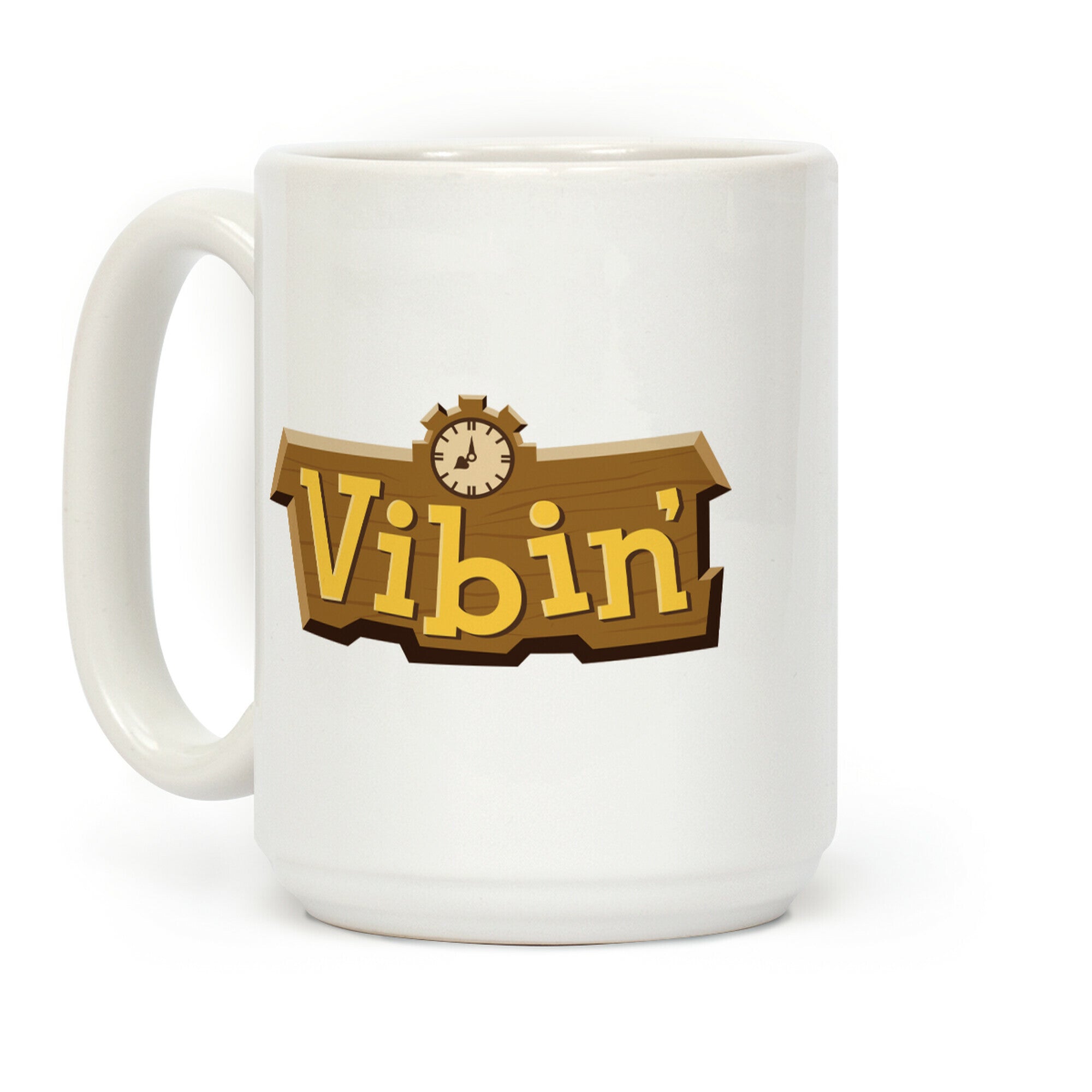 Vibin' Animal Crossing Parody Coffee Mug