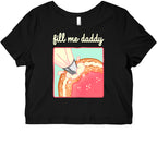 Fill Me Daddy (Donut) Graphic Baby Tee