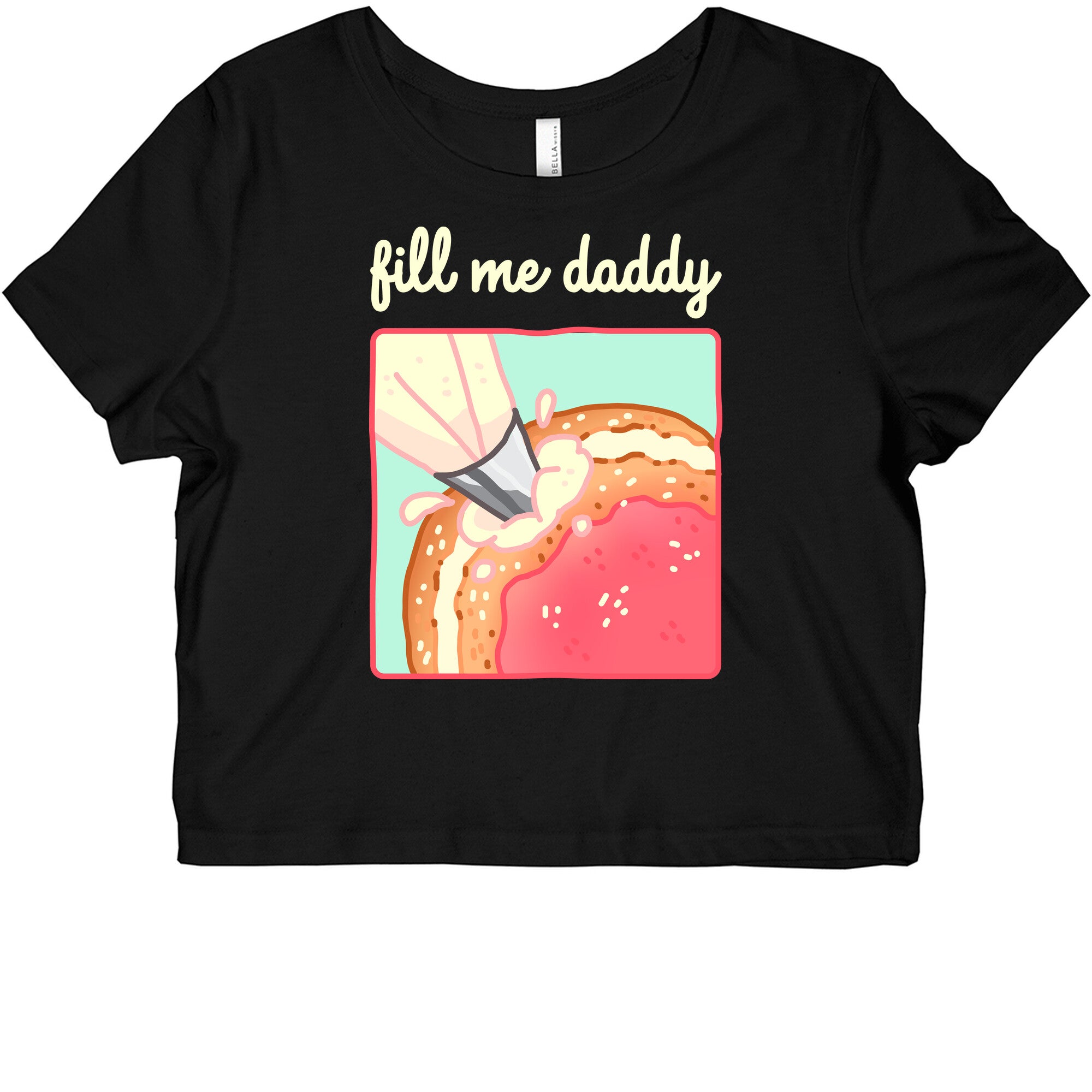 Fill Me Daddy (Donut) Graphic Baby Tee
