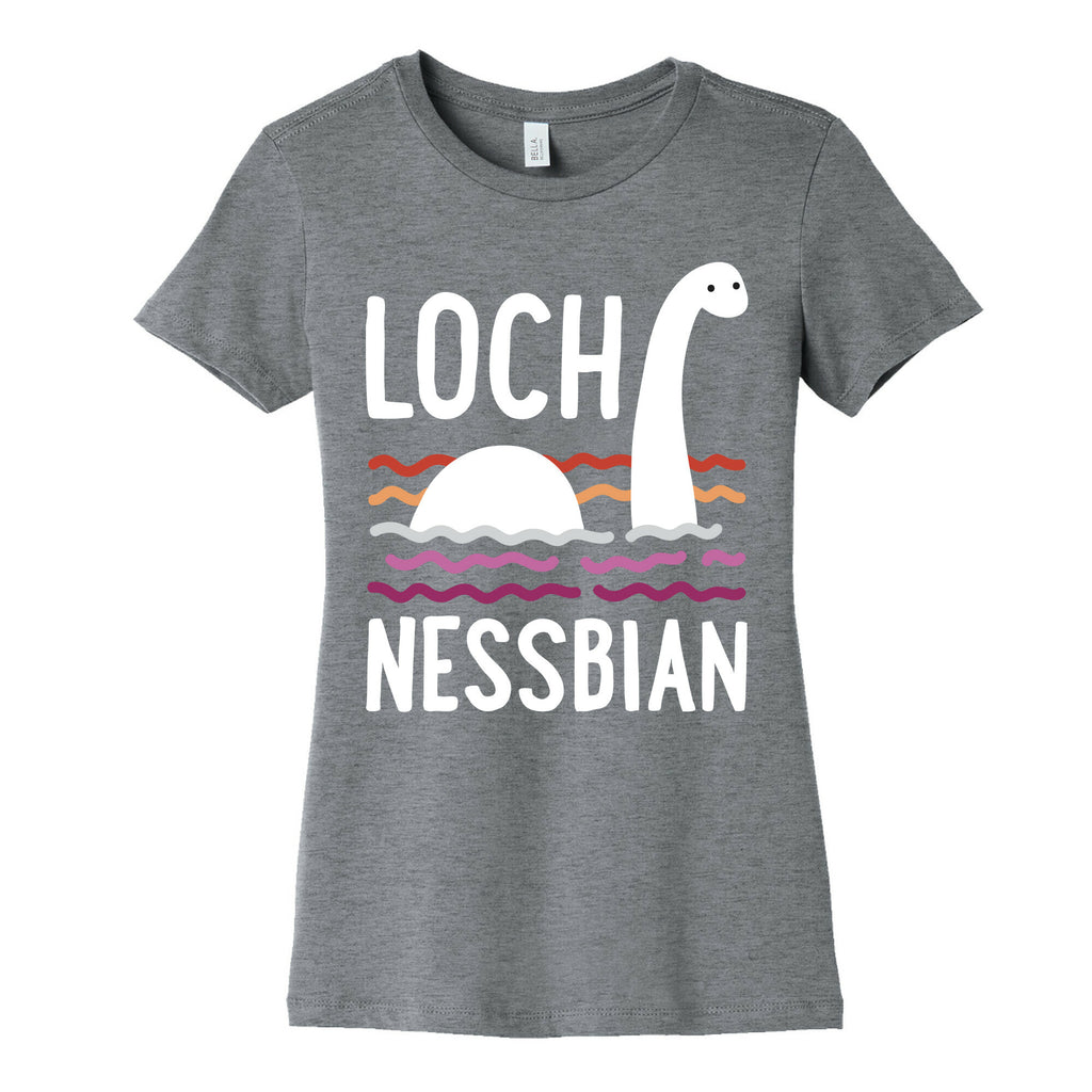 Loch Nessbian Lesbian Women's Cotton Tee