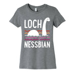 Loch Nessbian Lesbian Women's Cotton Tee