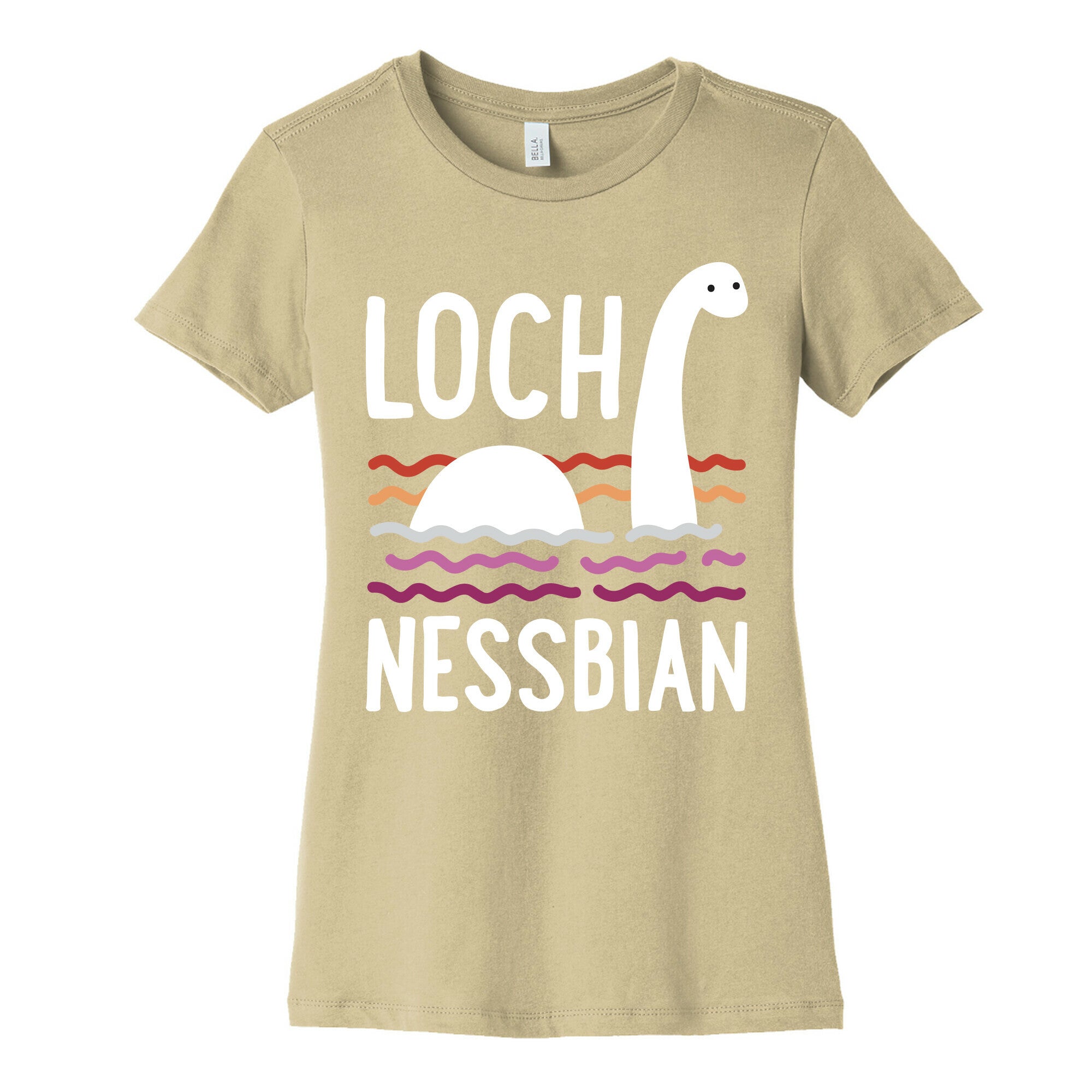 Loch Nessbian Lesbian Women's Cotton Tee