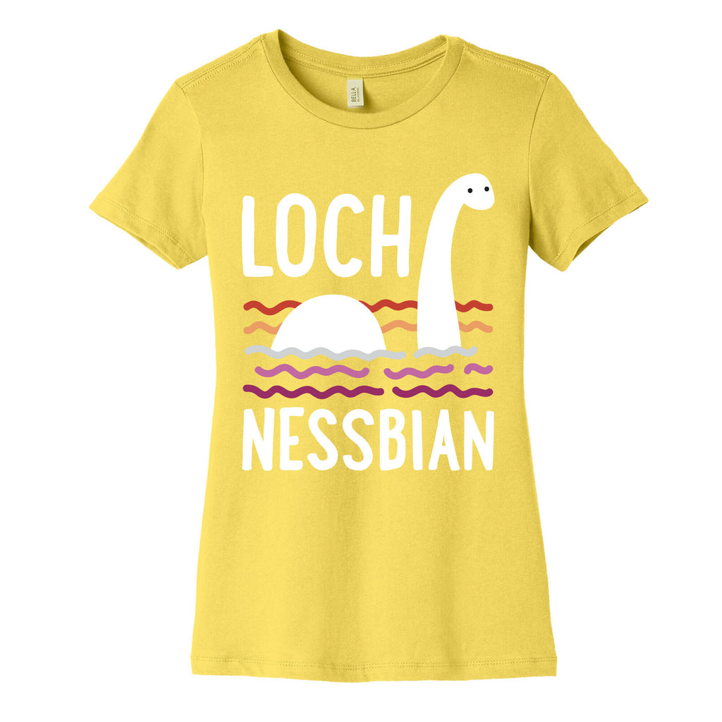 Loch Nessbian Lesbian Women's Cotton Tee