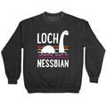 Loch Nessbian Lesbian Crewneck Sweatshirt
