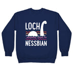 Loch Nessbian Lesbian Crewneck Sweatshirt