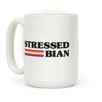 Stressedbian Stressed Lesbian Coffee Mug