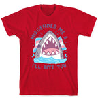 Misgender Me & I'll Bite You (Trans Flag) T-Shirt