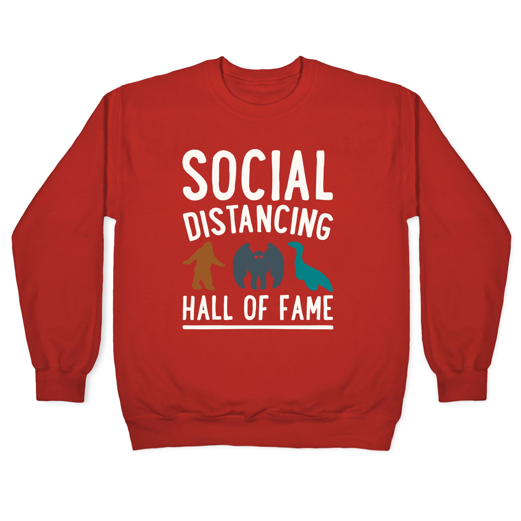 Social Distancing Hall of Fame Crewneck Sweatshirt