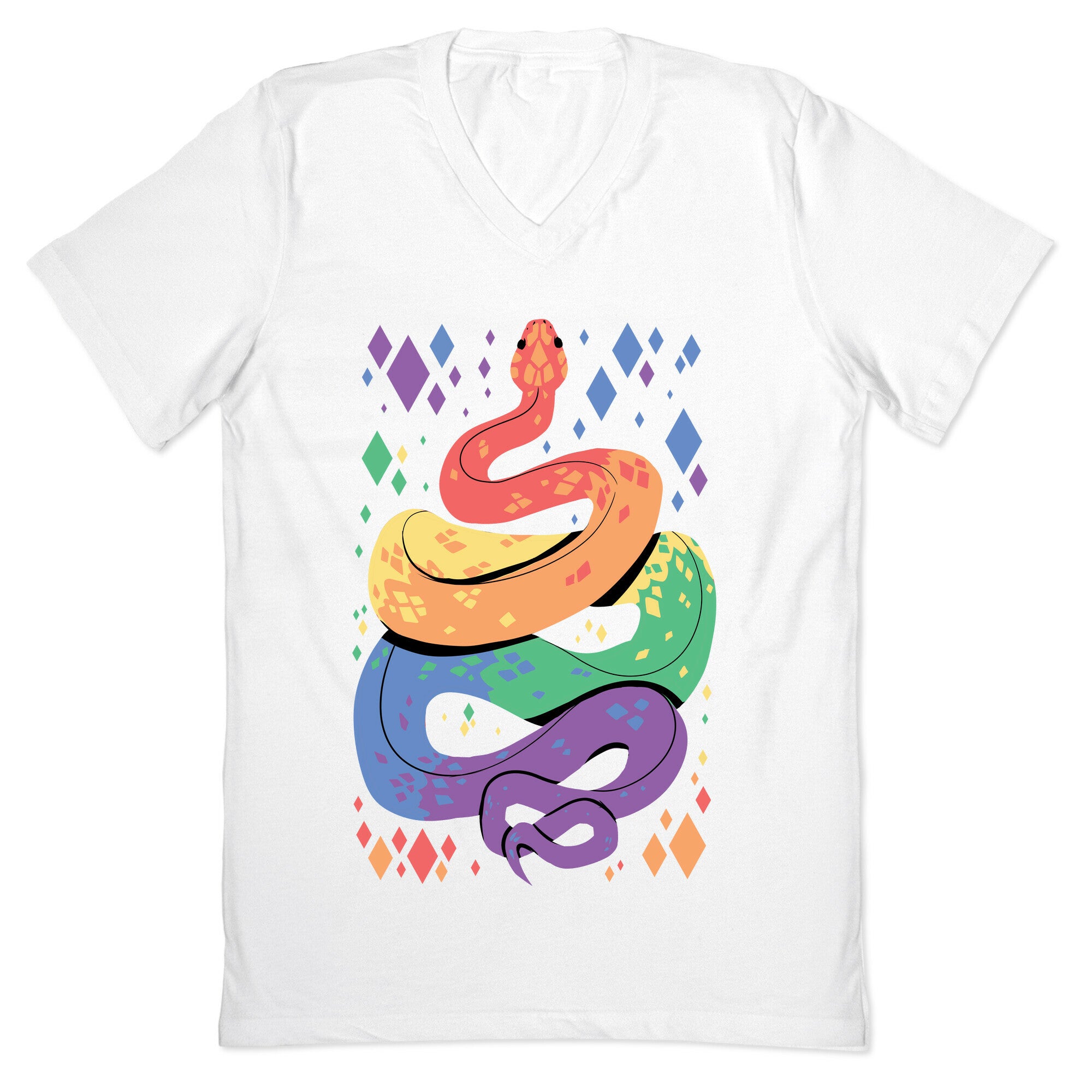 Pride Snakes: Gay V-Neck