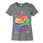 Pride Snakes: Gay Women's Cotton Tee