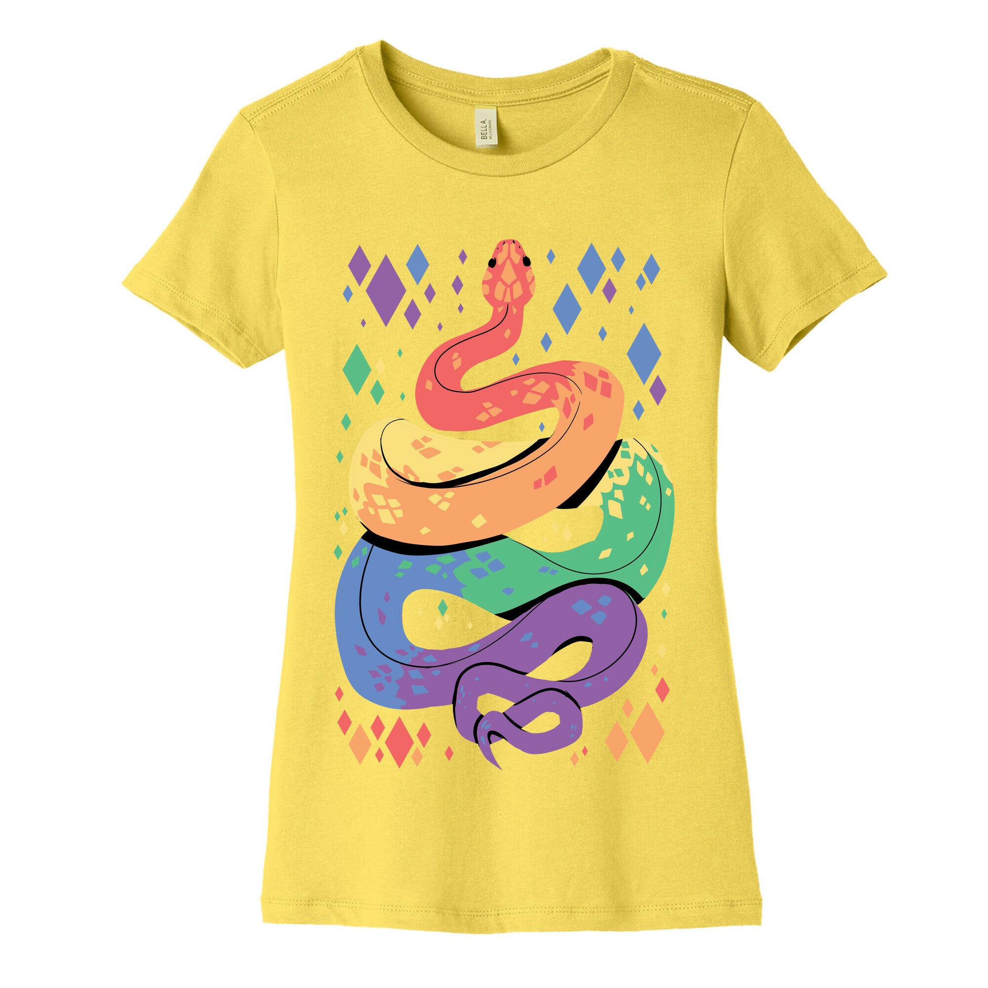 Pride Snakes: Gay Women's Cotton Tee