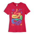 Pride Snakes: Gay Women's Cotton Tee