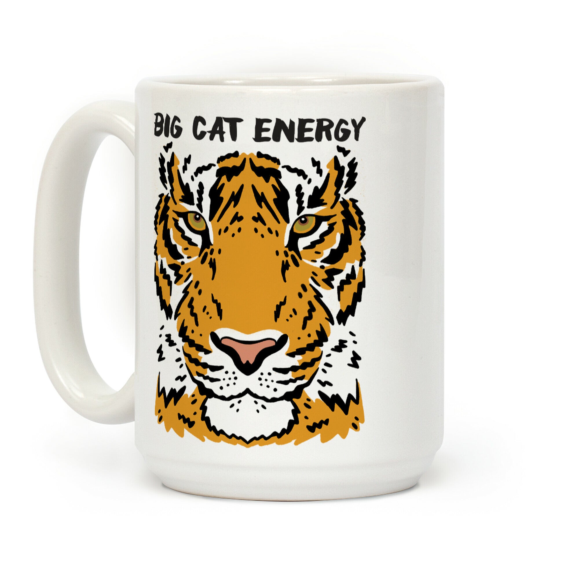 Big Cat Energy Tiger Coffee Mug