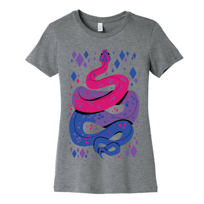 Pride Snakes: bi Women's Cotton Tee