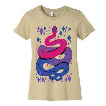 Pride Snakes: bi Women's Cotton Tee