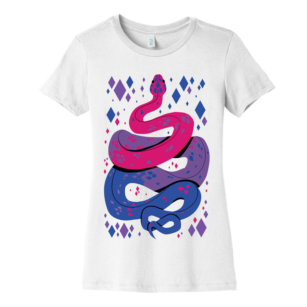 Pride Snakes: bi Women's Cotton Tee