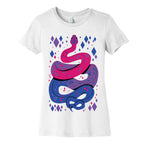Pride Snakes: bi Women's Cotton Tee