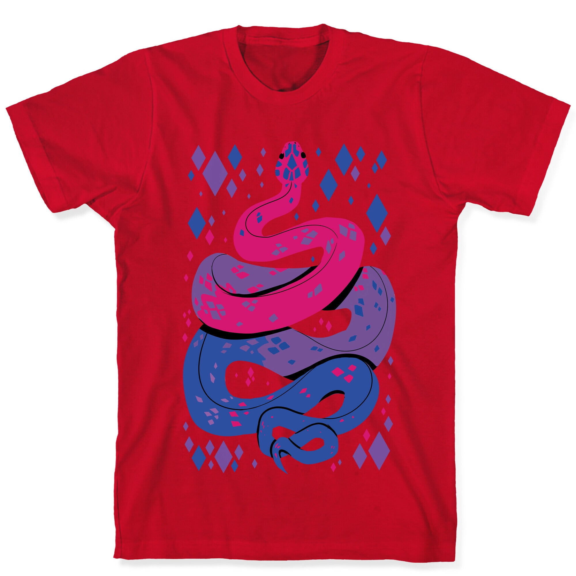 Pride Snakes: bi T-Shirt