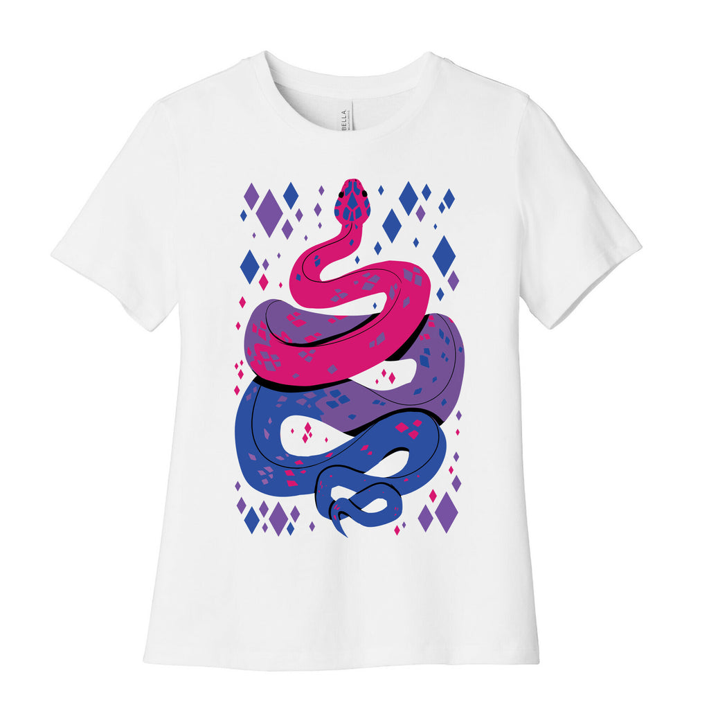 Pride Snakes: bi Women's Cotton Tee