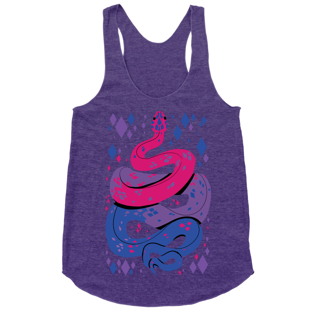 Pride Snakes: bi Racerback Tank