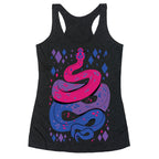 Pride Snakes: bi Racerback Tank