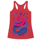 Pride Snakes: bi Racerback Tank