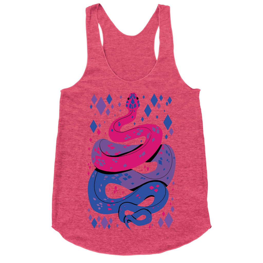 Pride Snakes: bi Racerback Tank