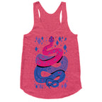 Pride Snakes: bi Racerback Tank