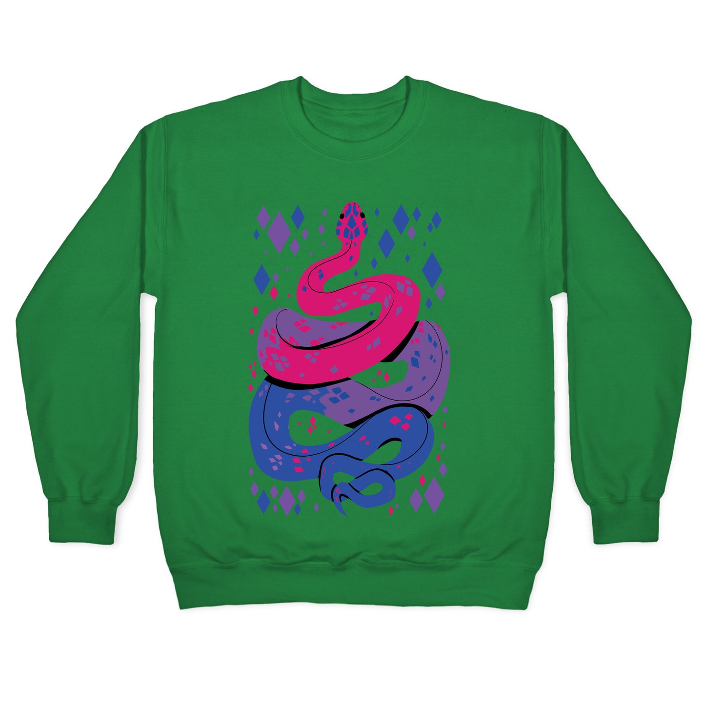Pride Snakes: bi Crewneck Sweatshirt