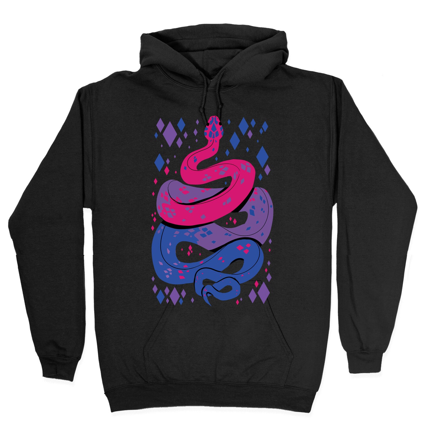 Pride Snakes: bi Hoodie