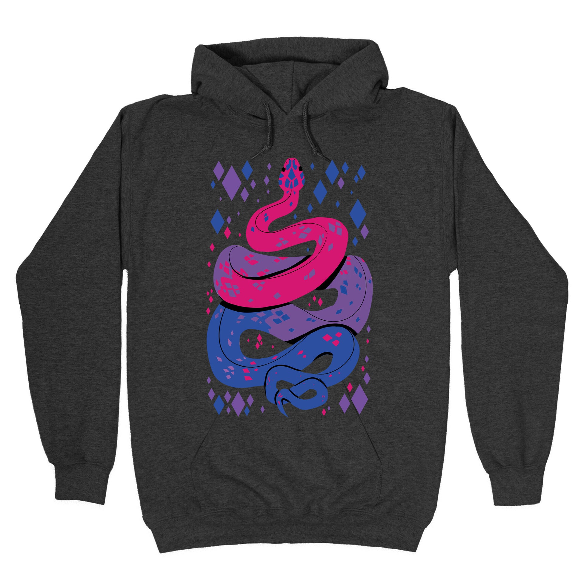 Pride Snakes: bi Hoodie