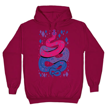 Pride Snakes: bi Hoodie