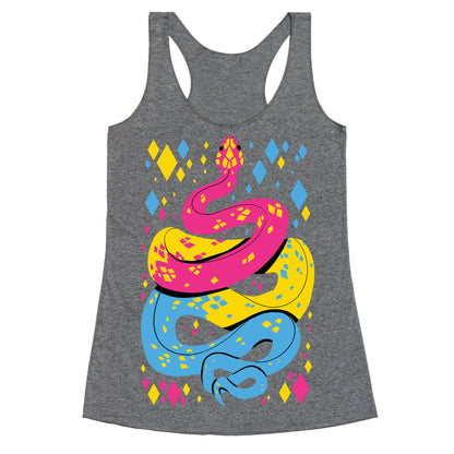 Pride Snakes: Pansexual Racerback Tank