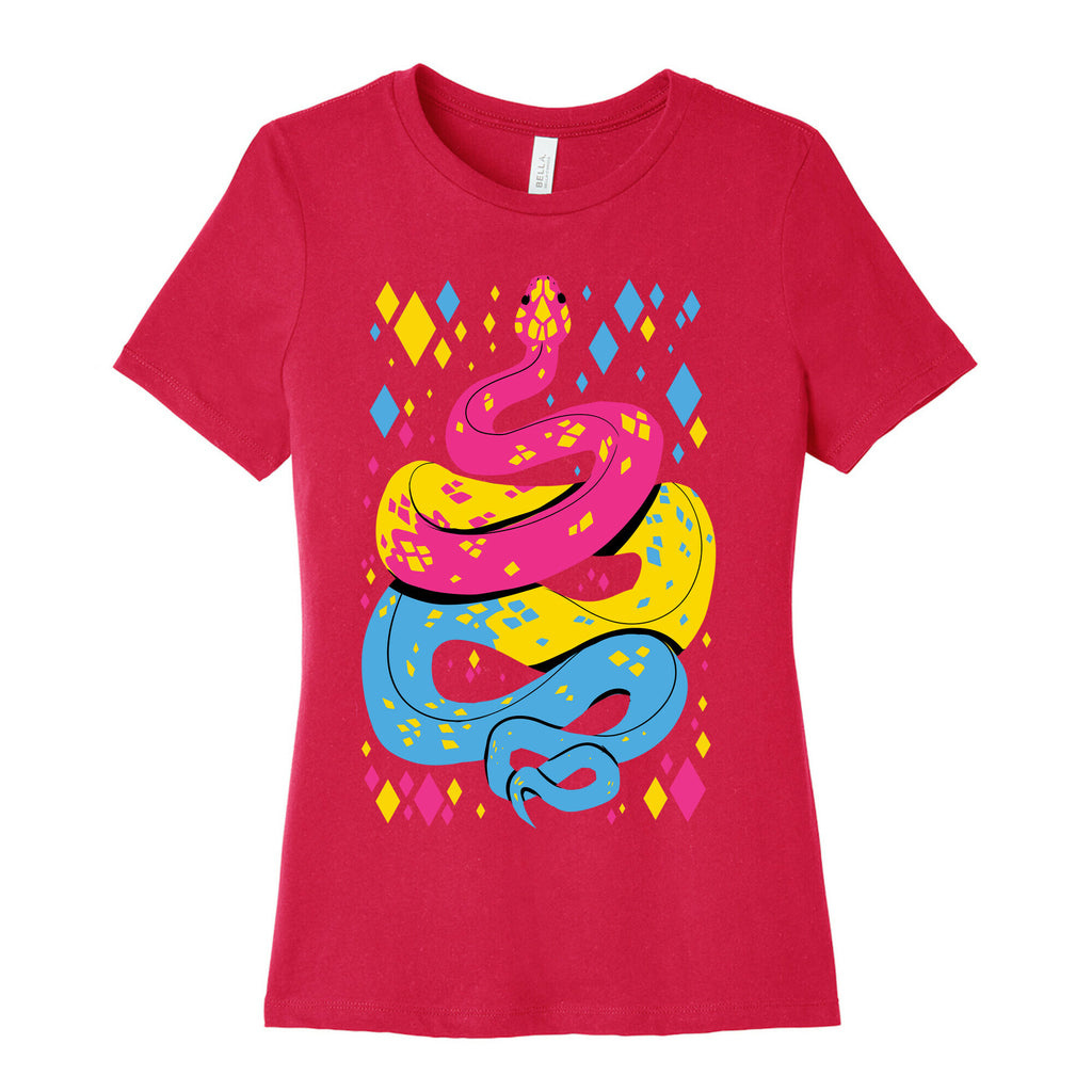 Pride Snakes: Pansexual Women's Cotton Tee