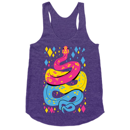 Pride Snakes: Pansexual Racerback Tank