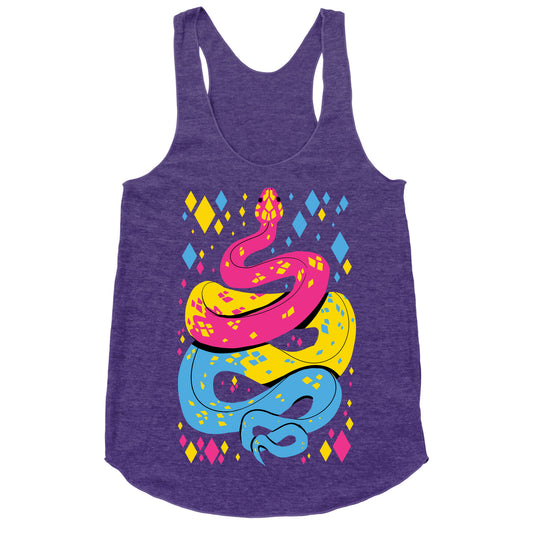 Pride Snakes: Pansexual Racerback Tank