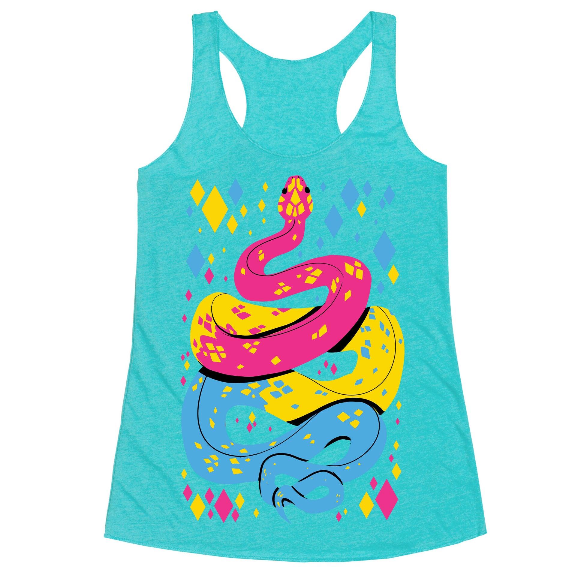 Pride Snakes: Pansexual Racerback Tank