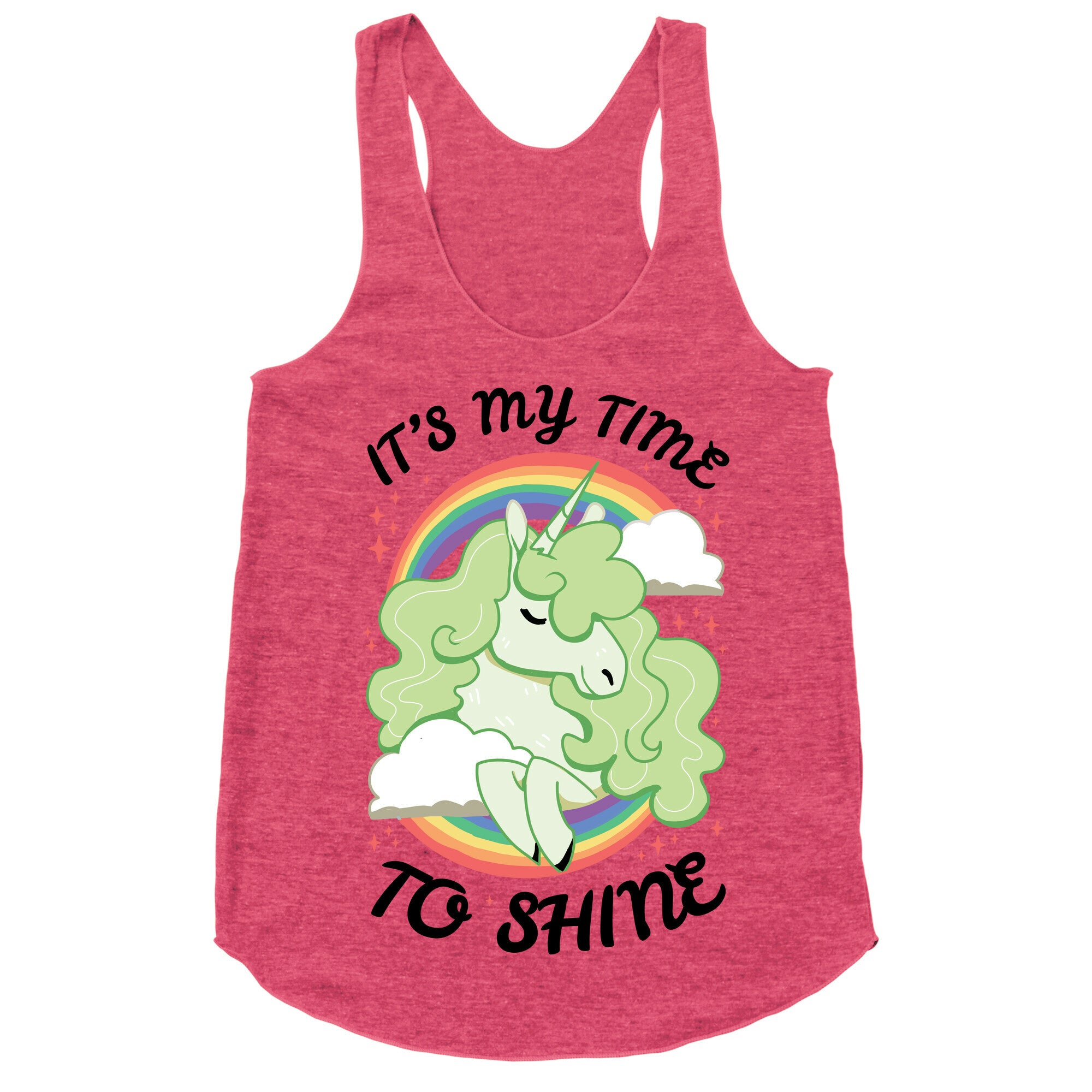 It's My Time To Shine  Racerback Tank