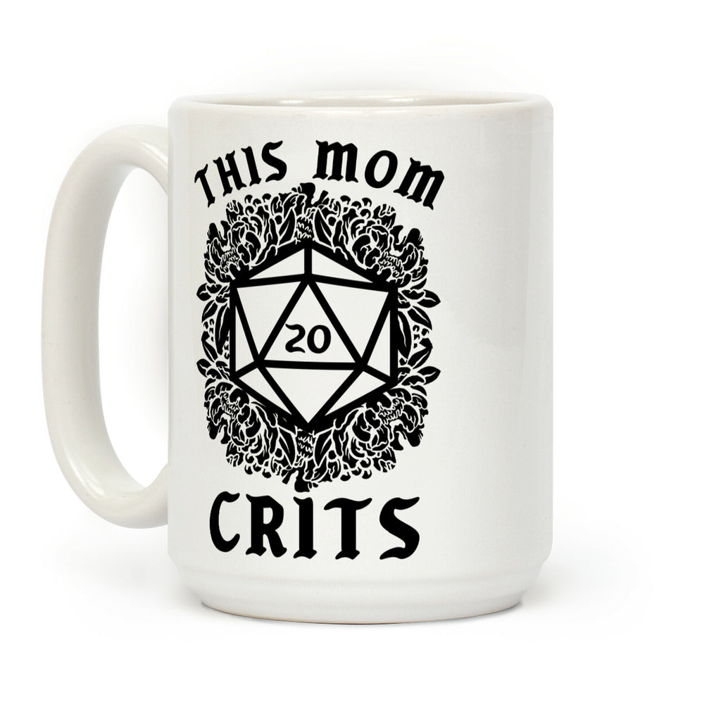 This Mom Crits D20 Coffee Mug