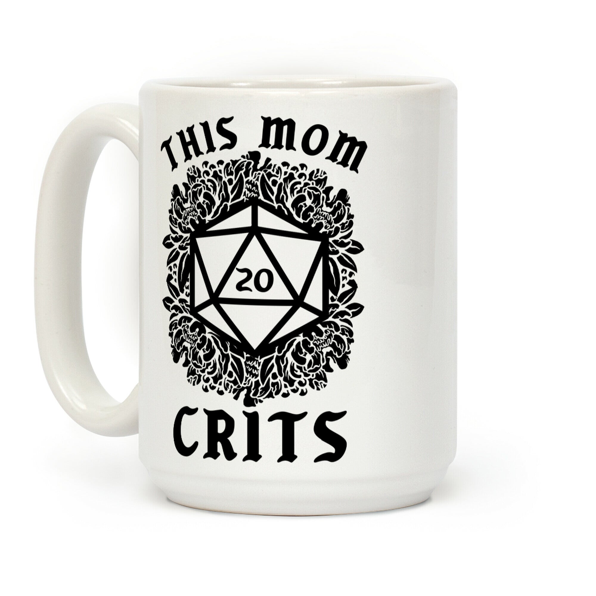 This Mom Crits D20 Coffee Mug