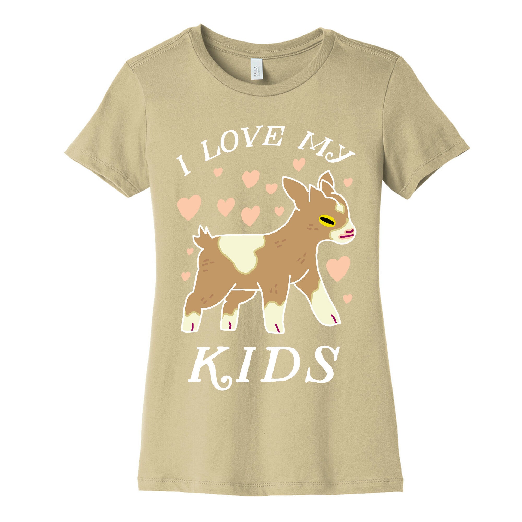 I Love My Kids (Goat)  Women's Cotton Tee