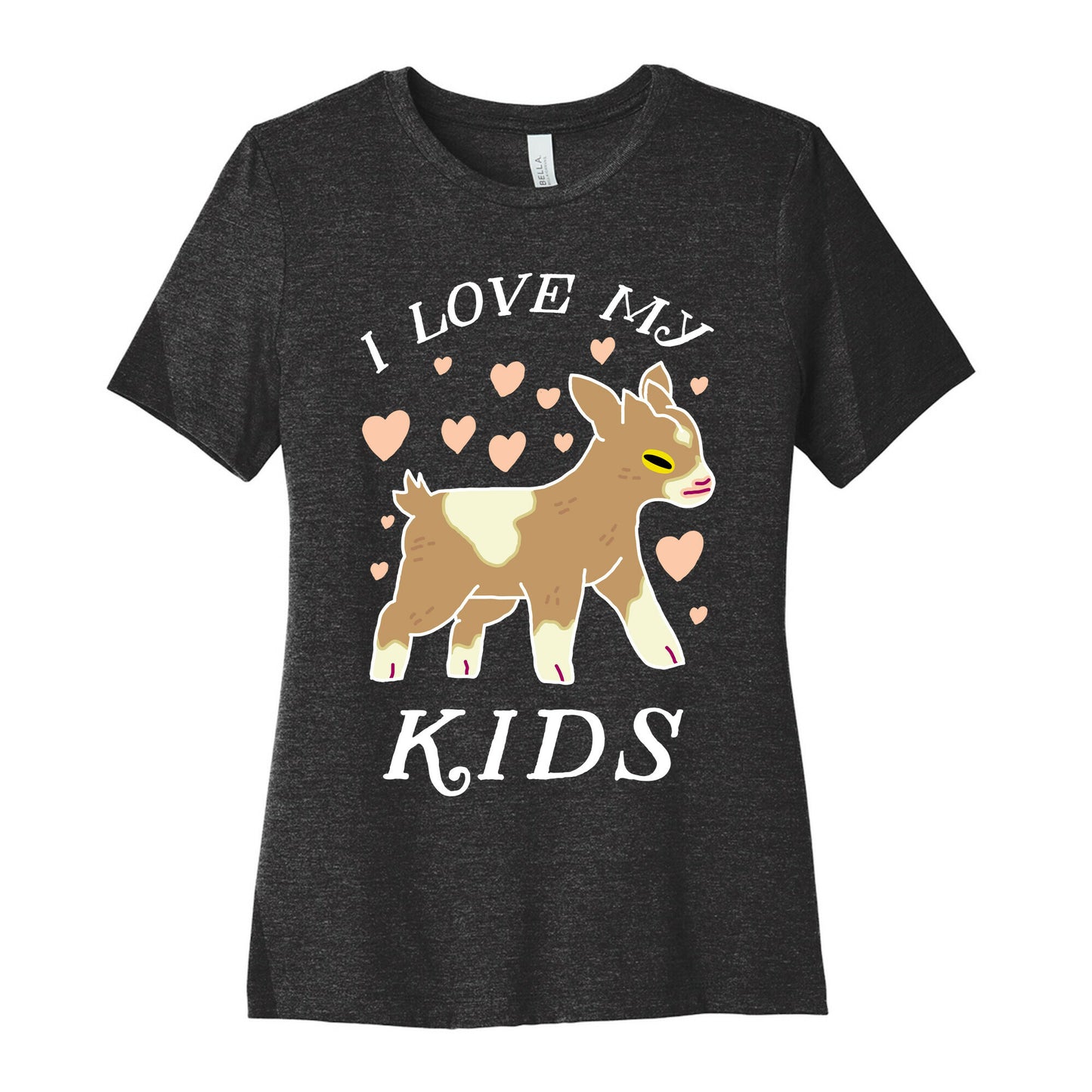 I Love My Kids (Goat)  Women's Cotton Tee
