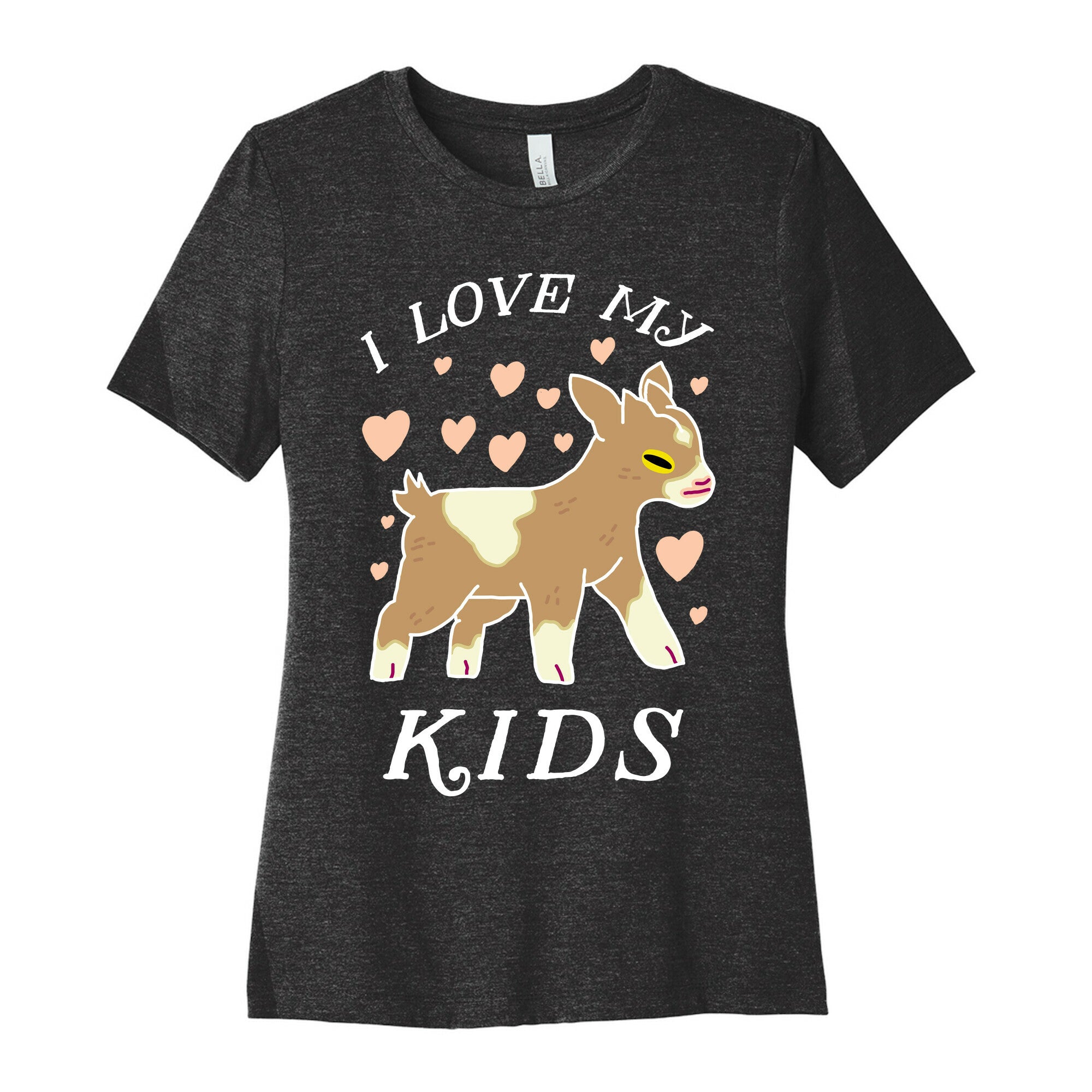 I Love My Kids (Goat)  Women's Cotton Tee