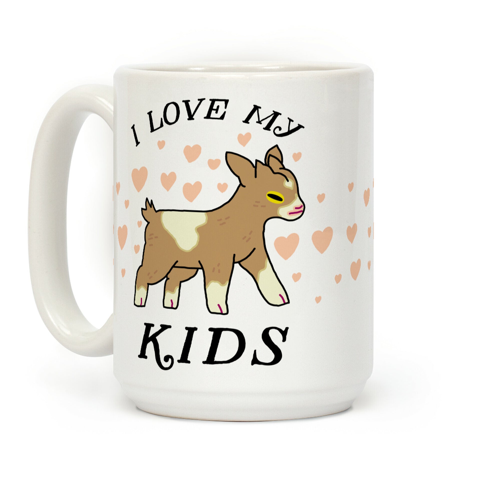 I Love My Kids (Goat) Coffee Mug