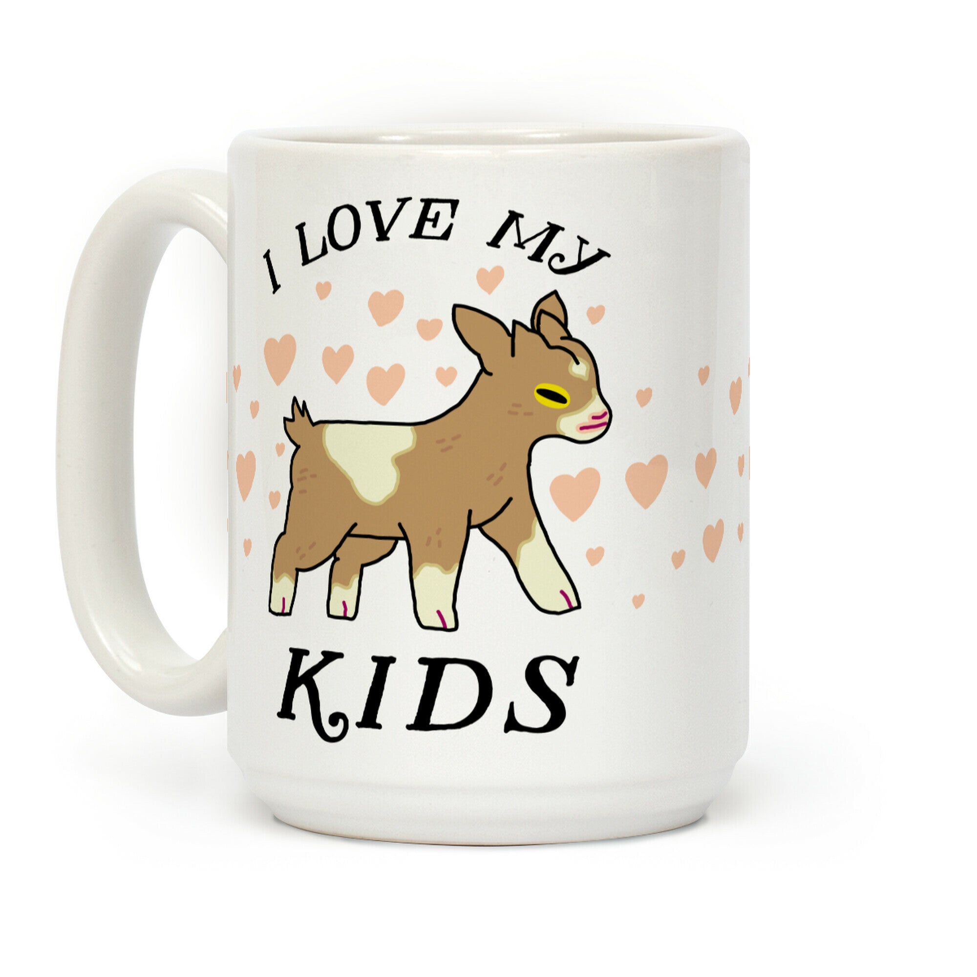 I Love My Kids (Goat) Coffee Mug