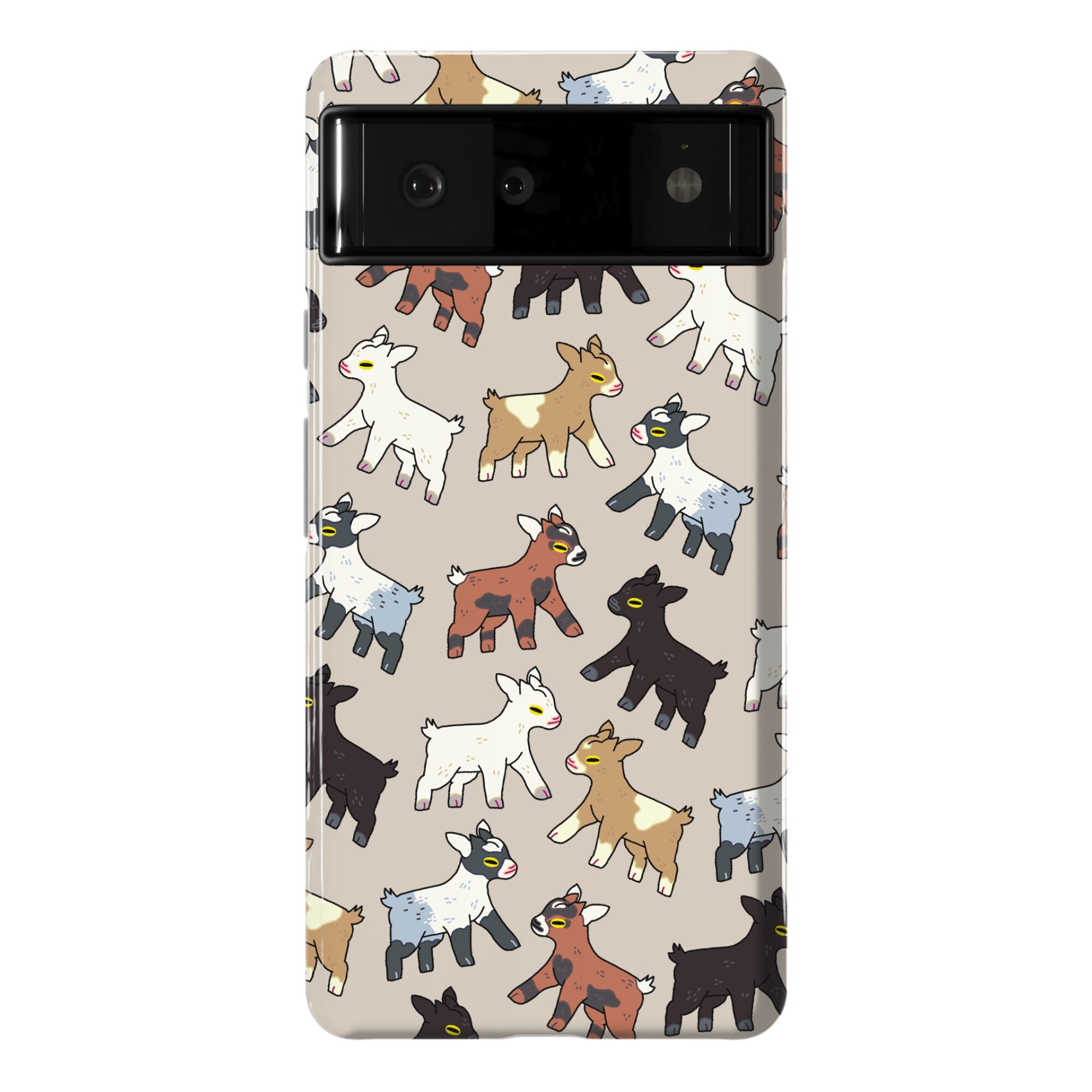 Baby Goats On Baby Goats Pattern Phone Case