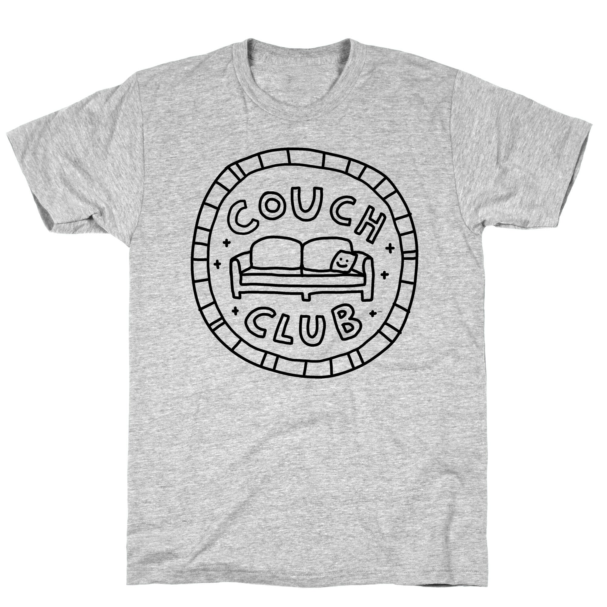 Couch Club Membership Badge T-Shirt