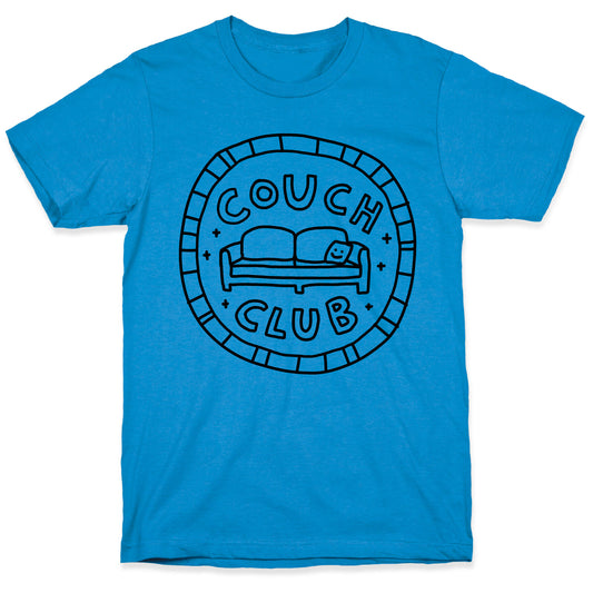 Couch Club Membership Badge T-Shirt